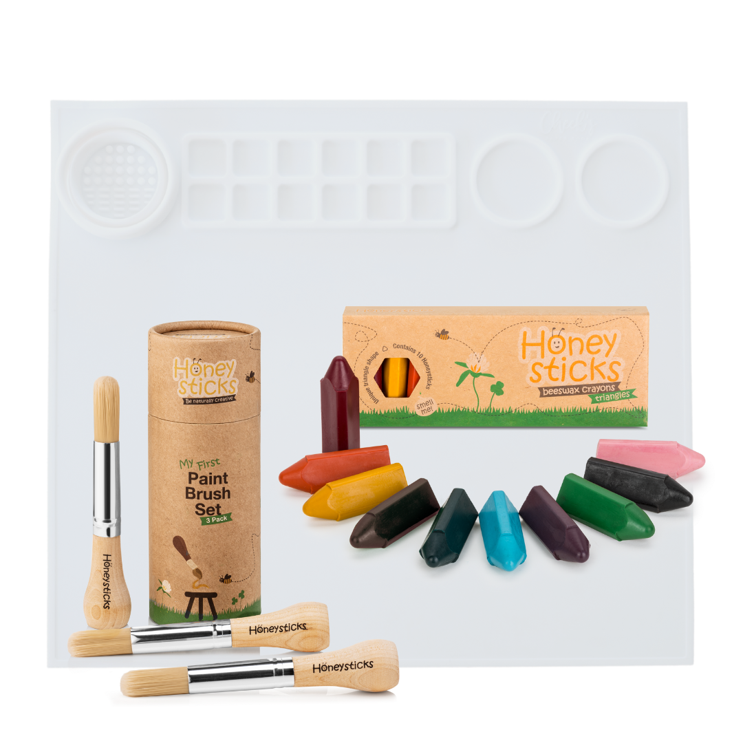 Bath Crayons Triangles 10 pack - Honeysticks Arts & Crafts